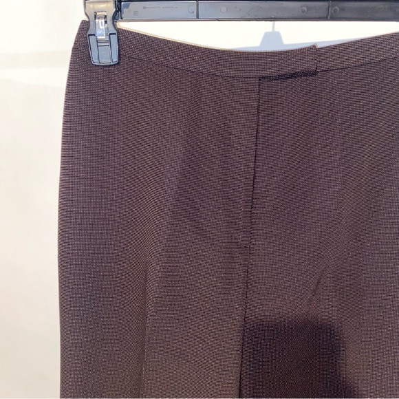 Womens Dress Pants Slacks Size 8P Brown Polka Dots Polyester Rayon Waist 28" Ris - Picture 3 of 11